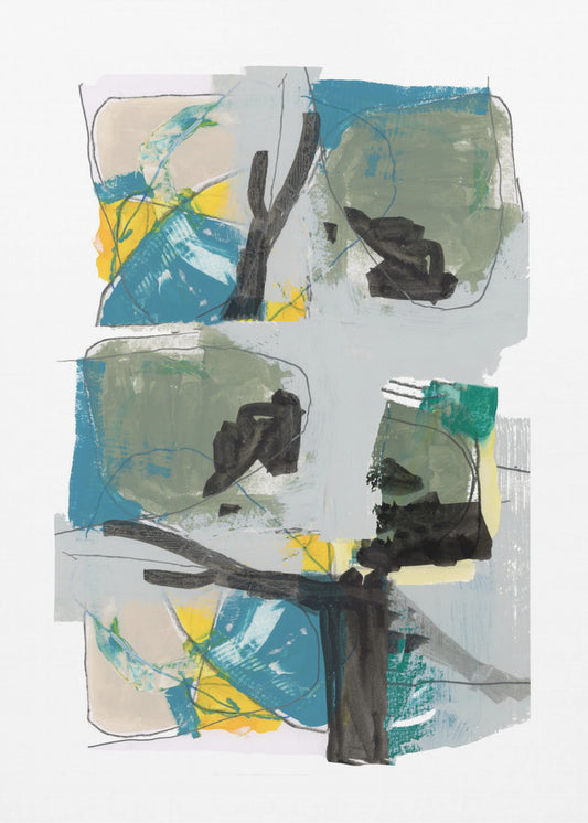Contemporary Green No2 | Poster
