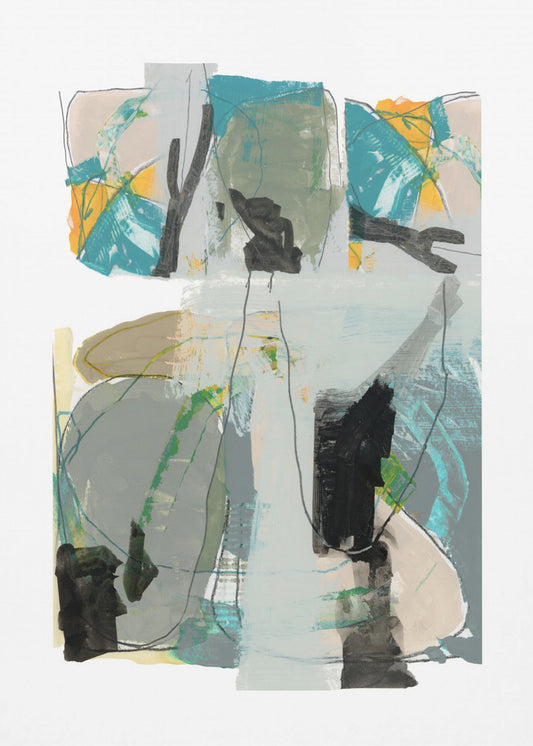 Contemporary Green No3 | Poster