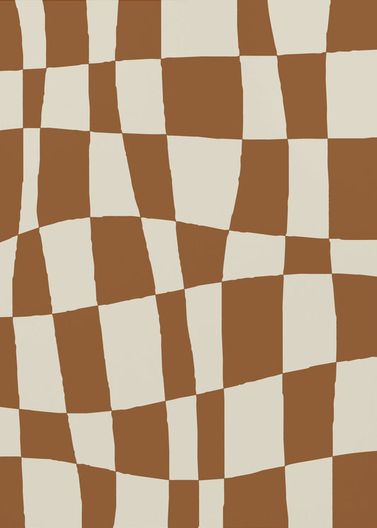 Minimalistisches Schachbrett | Leinwand