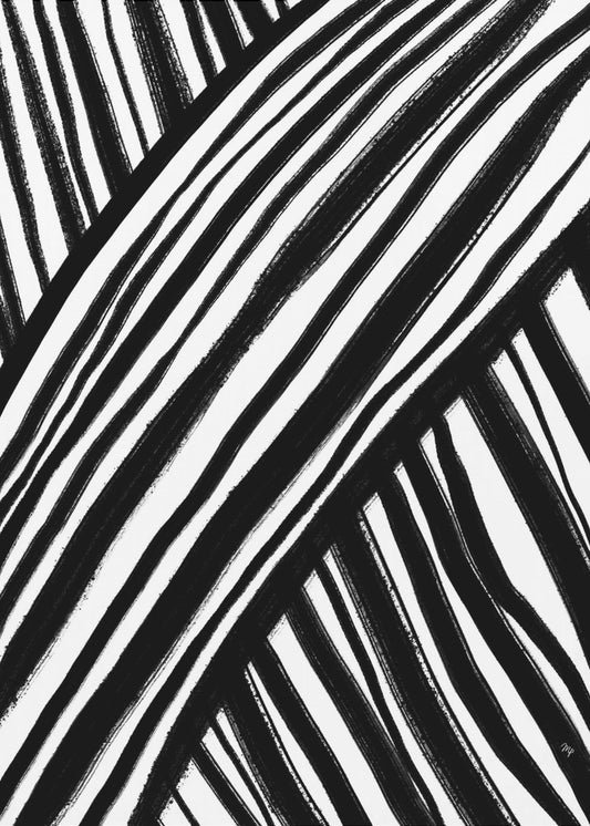 Zebras Weg | Leinwand