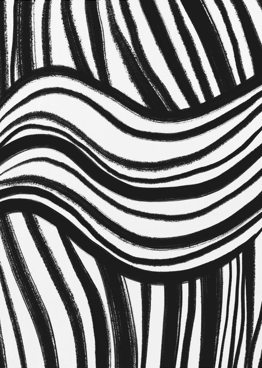 Welle der Streifen | Poster