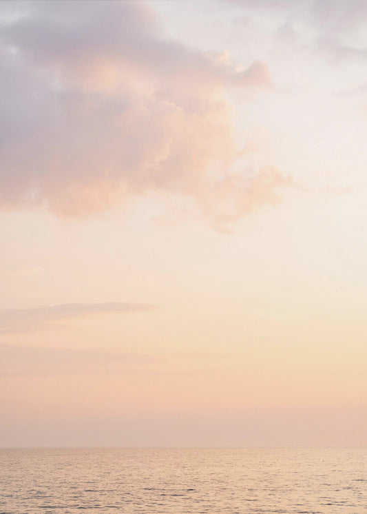 Pastellfarbener Sonnenuntergang | Poster