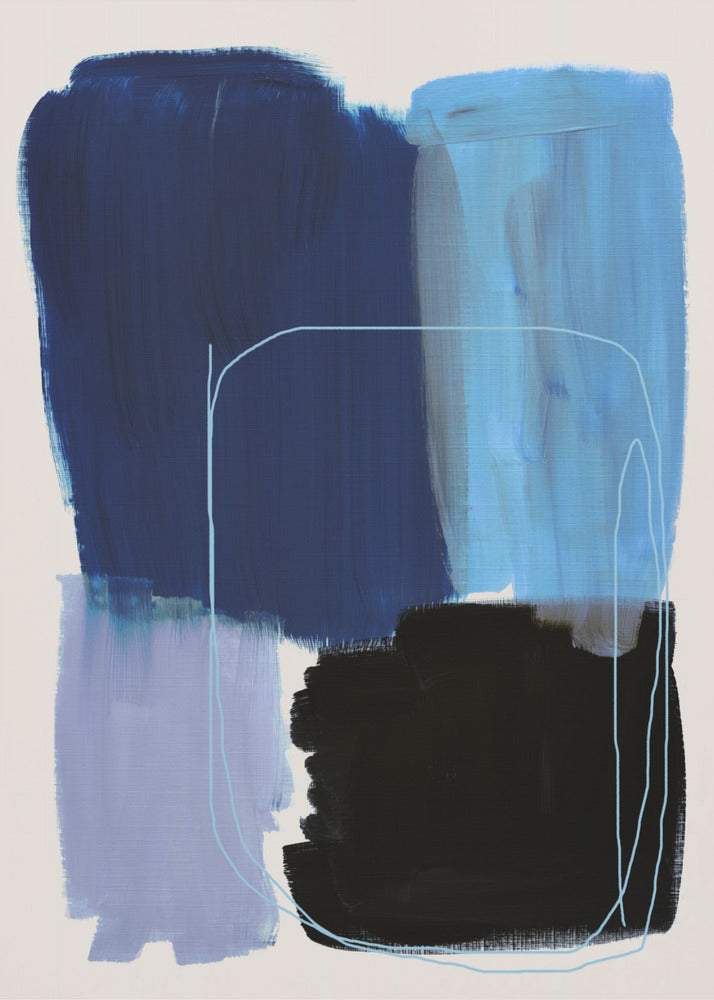 Abstrakte Pinselstriche 120x | Poster