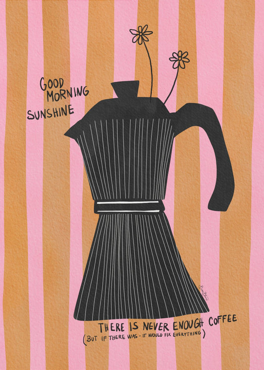Mocca Coffee Sunshine | Leinwand