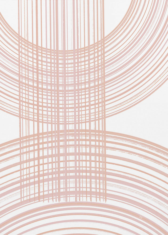Geometrische Muster mit sich kreuzenden Linien | Leinwand