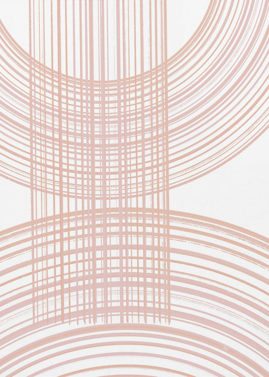 Geometrische Muster mit sich kreuzenden Linien | Leinwand