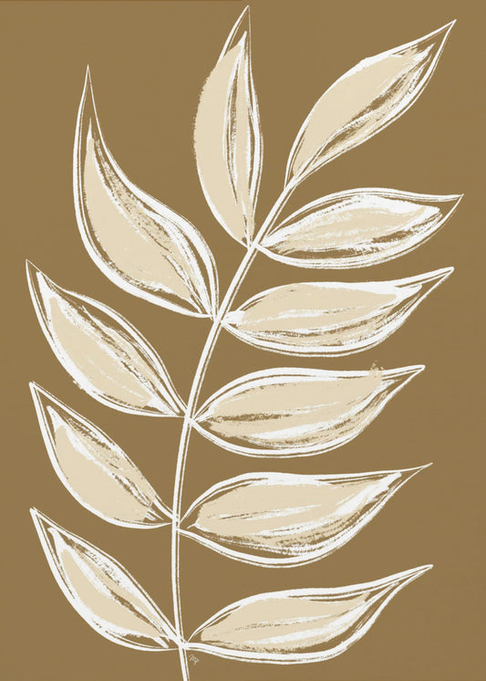 Braune Blätter | Poster