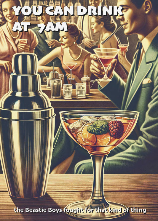 Du kannst um 7 Uhr morgens trinken | Canvas