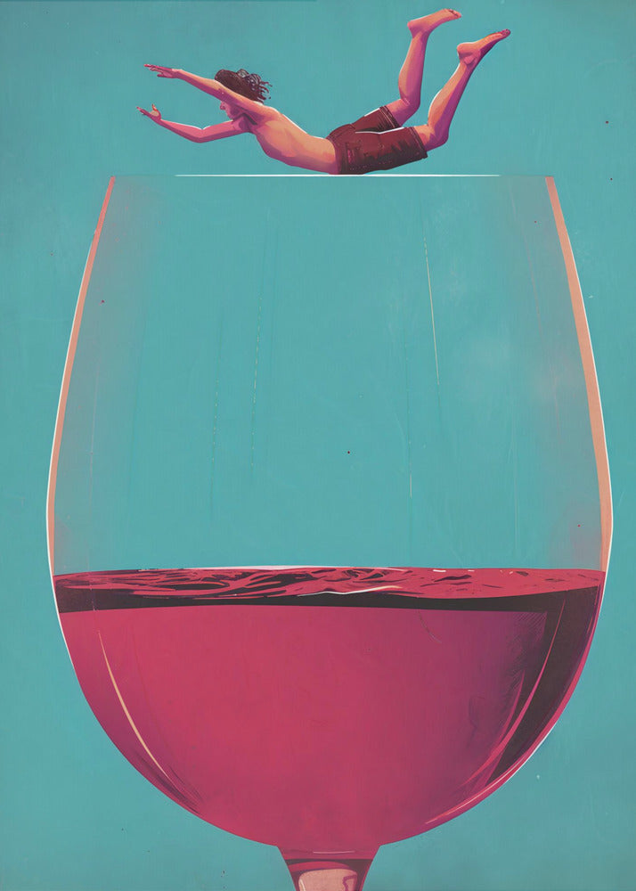 Weintauchgang | Poster