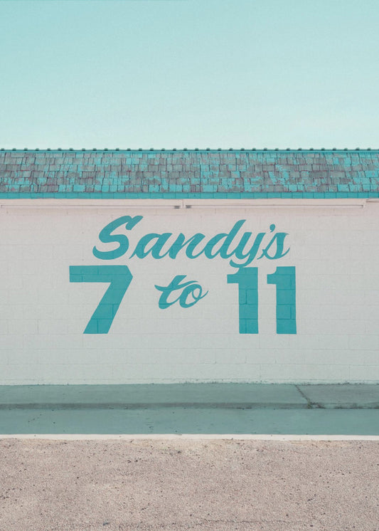 Sandys 7 bis 11 in Marfa, Texas | Leinwand
