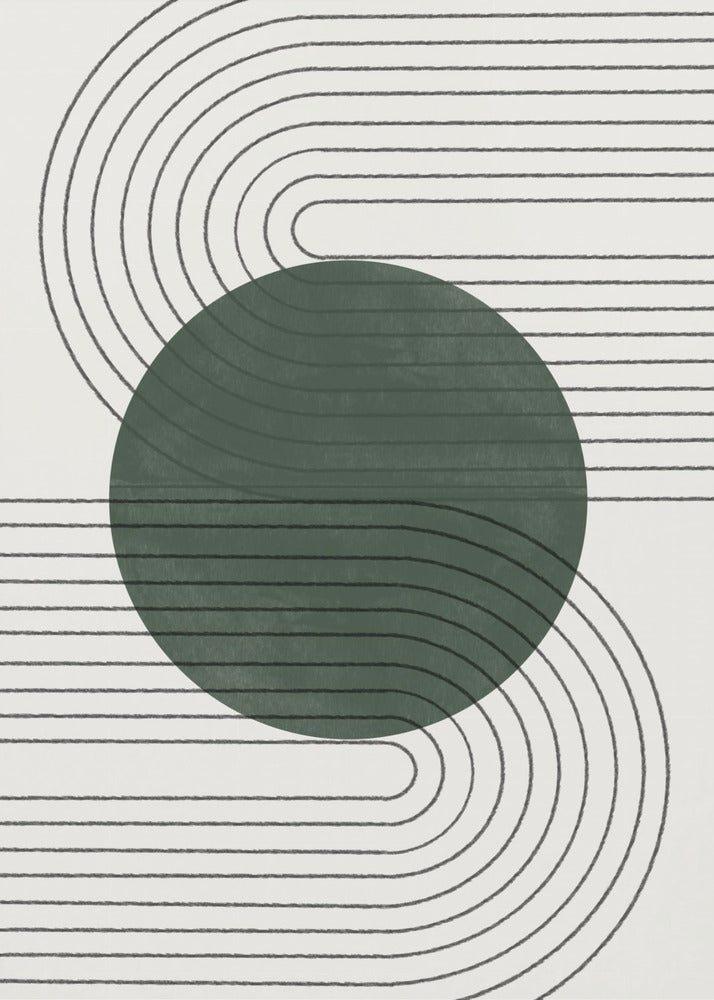 Geschwungene Harmonie | Leinwand