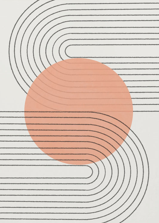 Geschwungene Harmonie | Leinwand