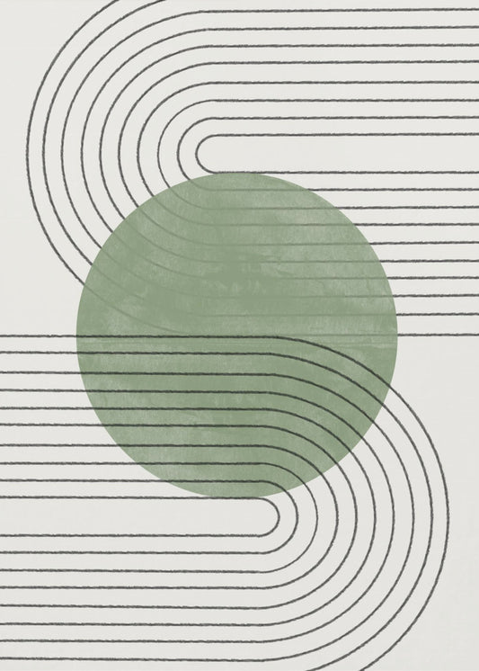 Geschwungene Harmonie | Leinwand