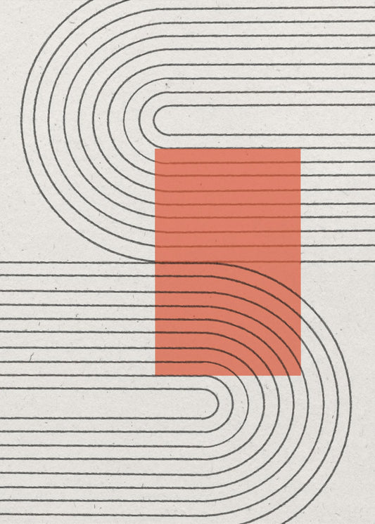 Geschwungene Harmonie | Leinwand