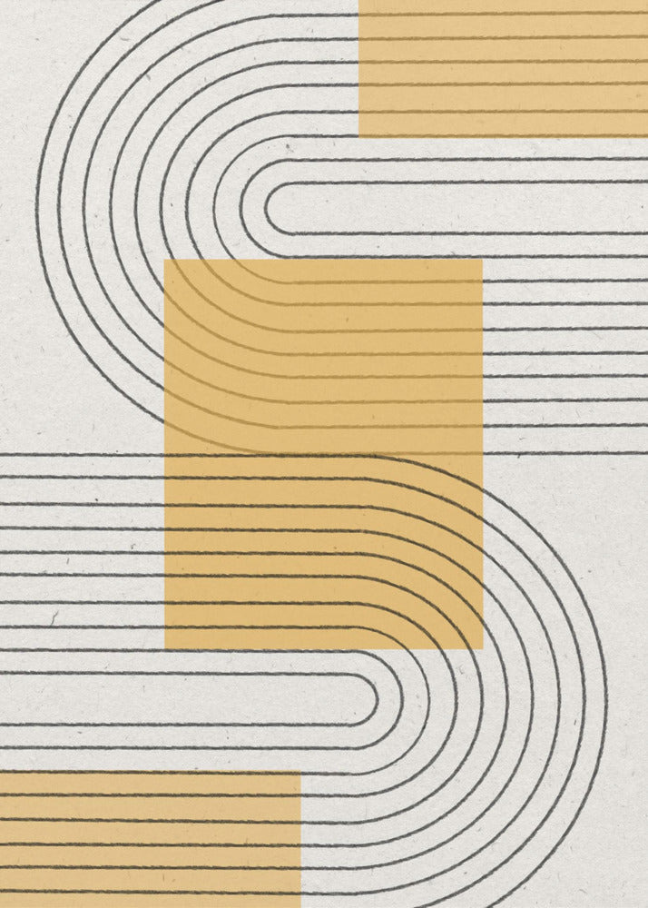 Geschwungene Harmonie | Leinwand