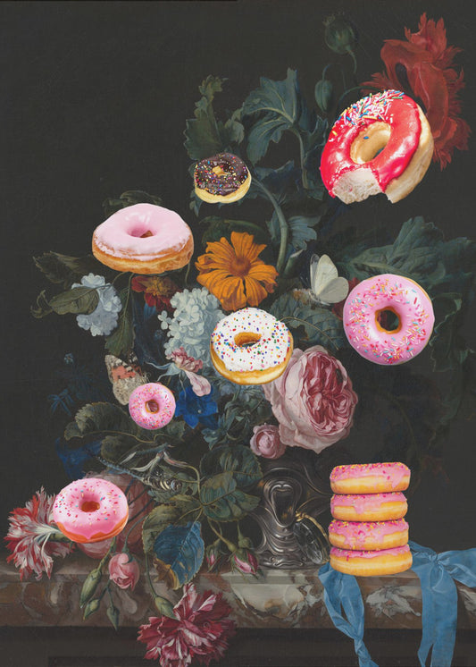 Donutstrauß | Leinwand