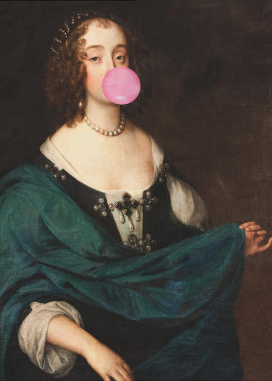 Renaissance Kaugummi / Veränderte Kunst | Leinwand