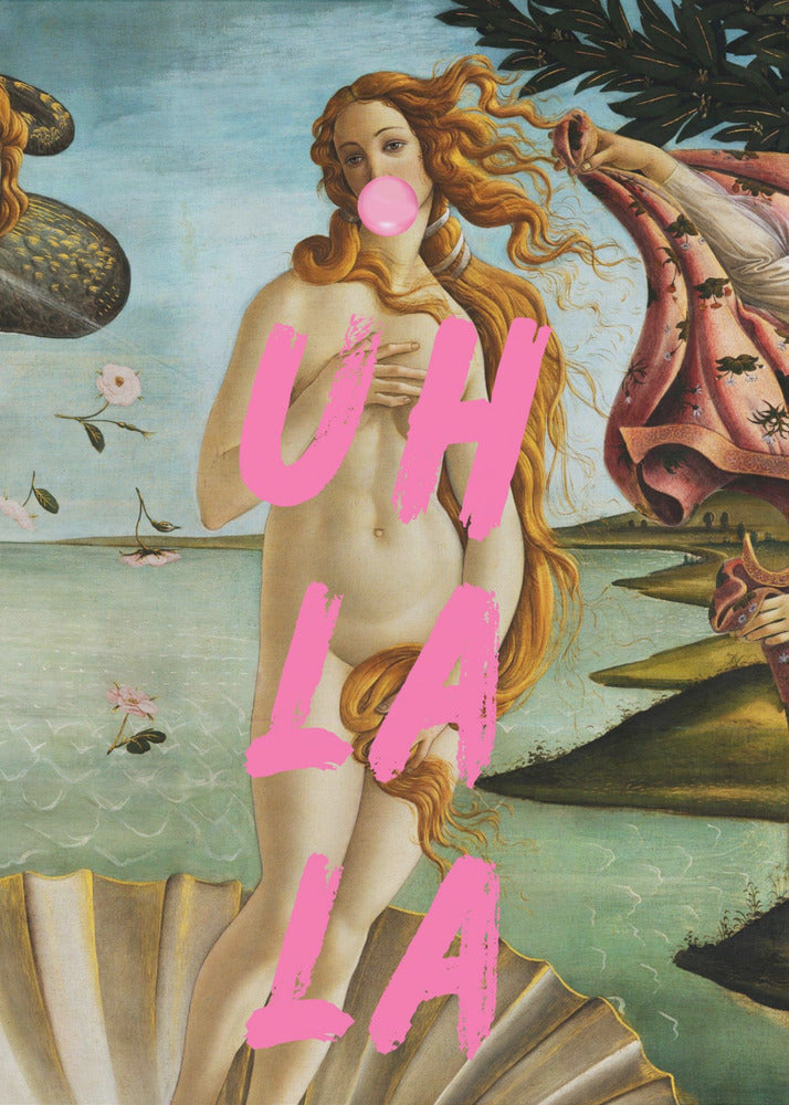 Die Geburt der Venus von Sandro Botticelli / Uh La La | Leinwand