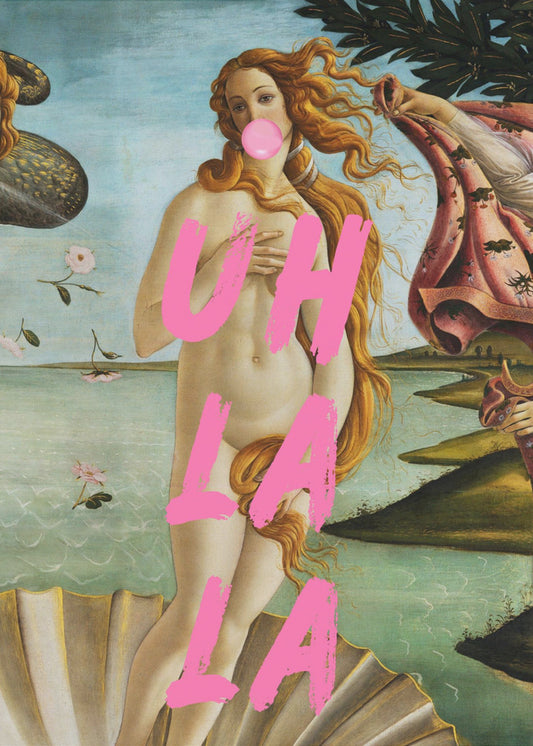 Die Geburt der Venus von Sandro Botticelli / Uh La La | Leinwand