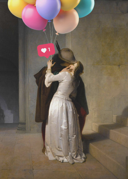 Renaissance Romanse - Veränderte Kunst | Leinwand