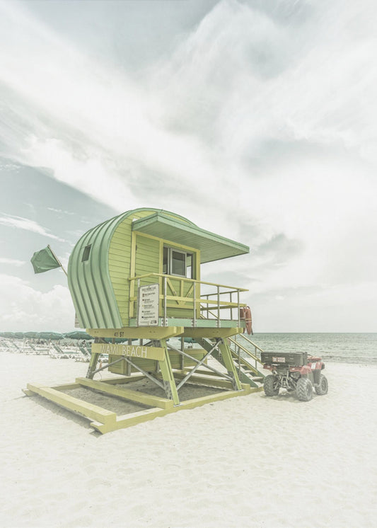 Vintage Florida Flair am Miami Beach | Poster