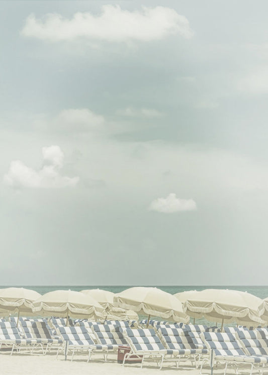 Vintage Strandszene | Poster