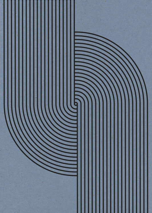 Gebogene Symmetrie | Leinwand