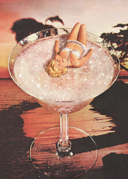 Glitzer Pink Margarita | Poster