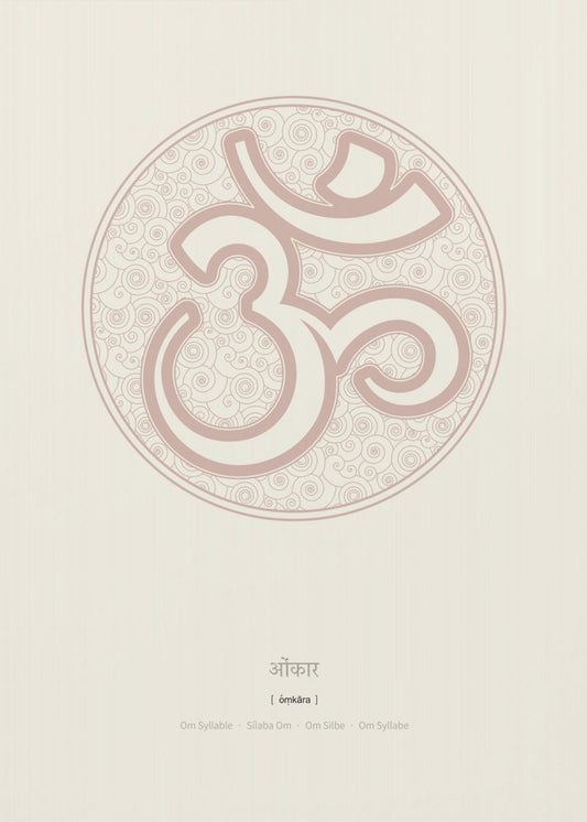 Om Silbe | Leinwand