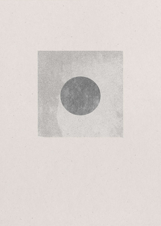 Monochrome Sonnenfinsternis | Poster