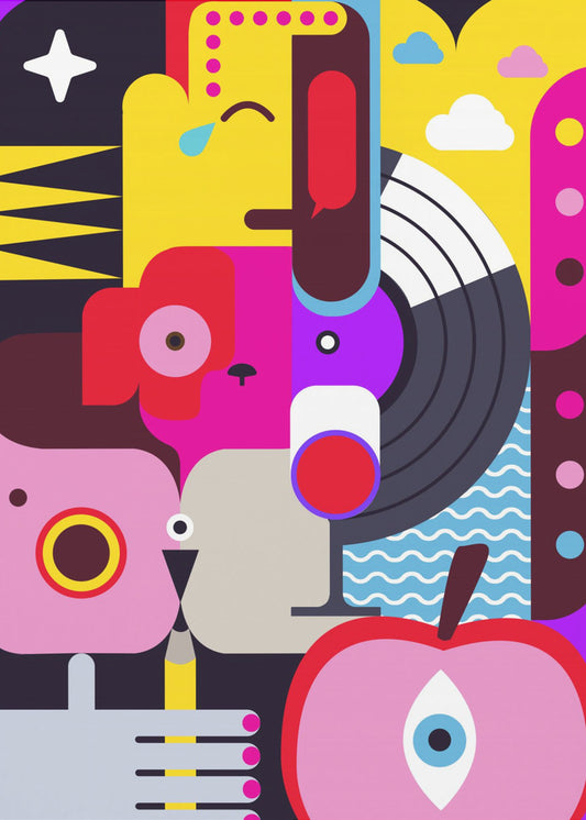 Pop Art Leben | Leinwand