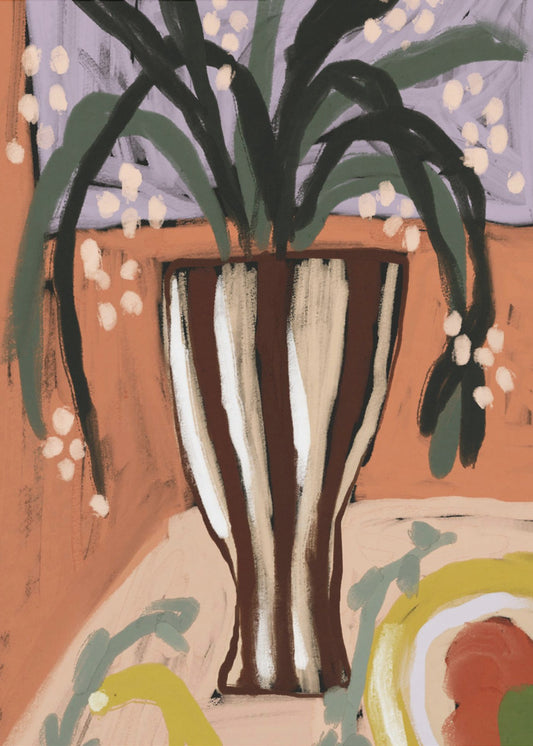 Gestreifte Vase Harmonie | Poster