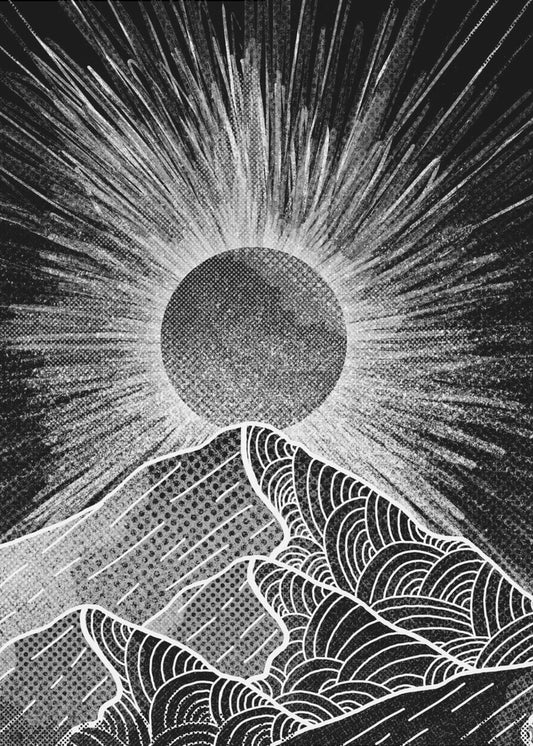 Der Sunburst Peak | Leinwand