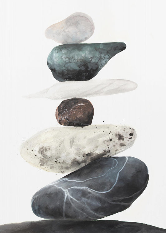 Stones from the beach | Canvas