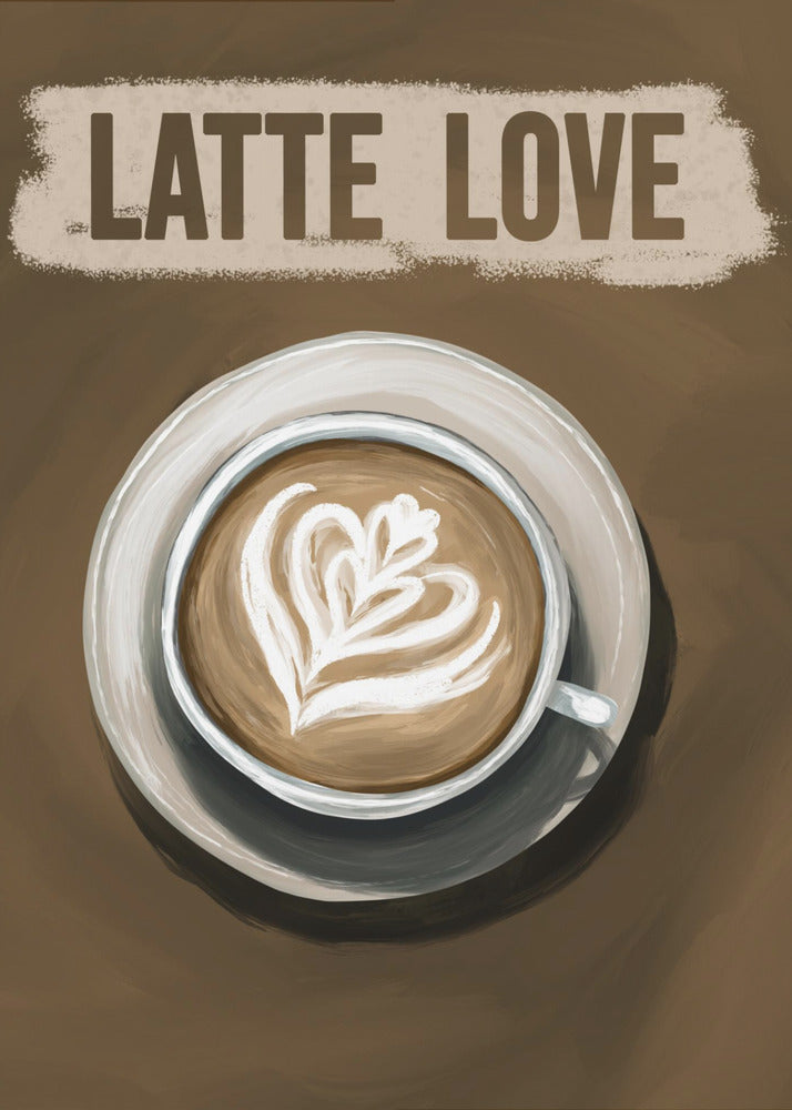 Latte Love | Leinwand