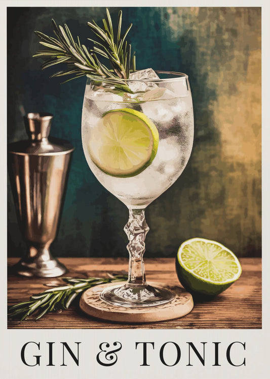 Gin &amp; Tonic | Leinwand