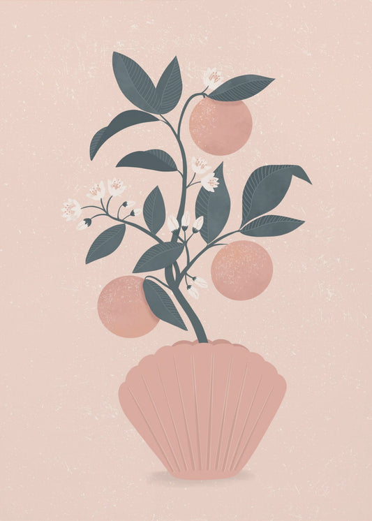 Mandarinenschale | Poster
