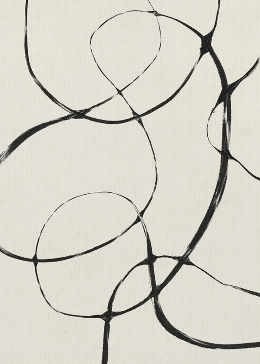 Verschlungene Linien | Poster