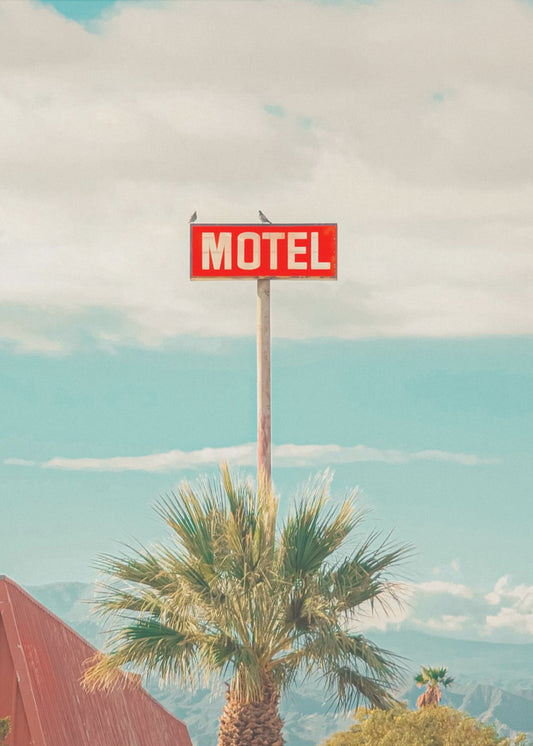 Dieses Motel ist für die Vögel | Poster
