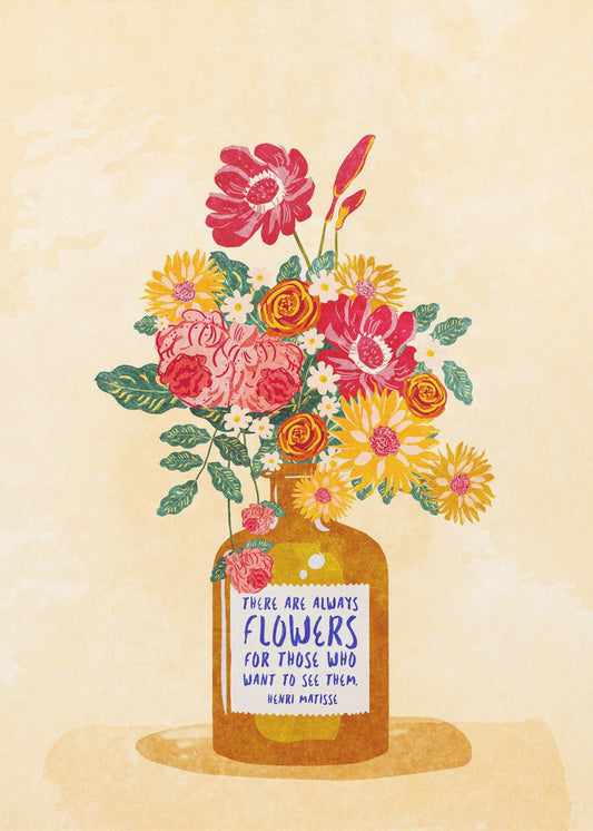 Immer Blumen | Poster