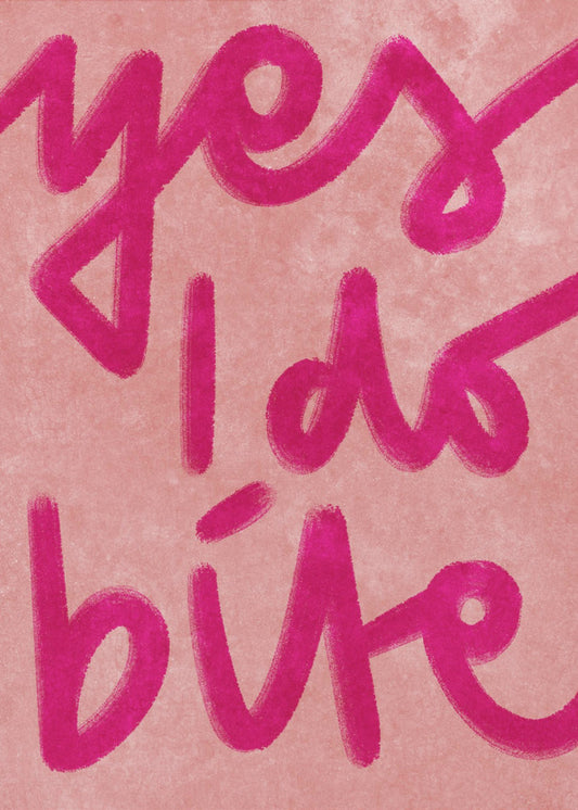 Ja, ich beiße | Poster