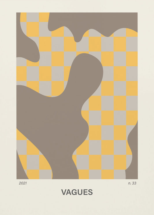 Vagues Nr. 33 Poster | Leinwand