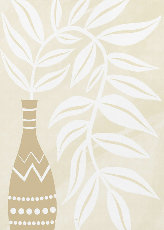 Vase Pflanze | Leinwand
