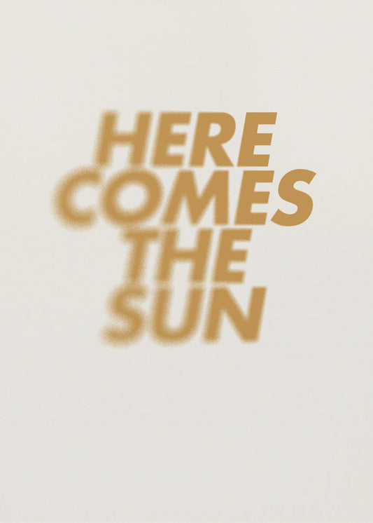 Sonnenbeschienene Ankunft | Poster