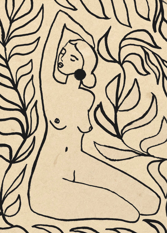 Mädchen in der Natur | Leinwand