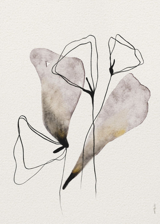 Flüsternde Blüten | Leinwand