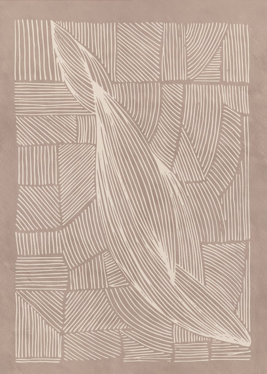 Abstrakte unregelmäßige Linien | Poster