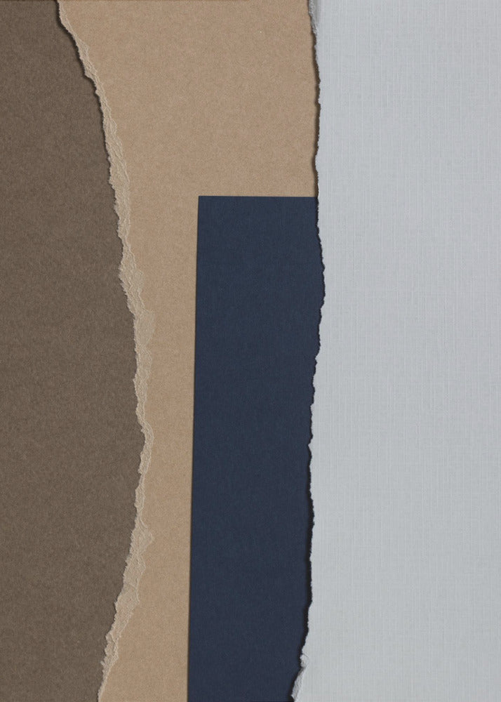 Zerrissenes Papier 4 | Leinwand