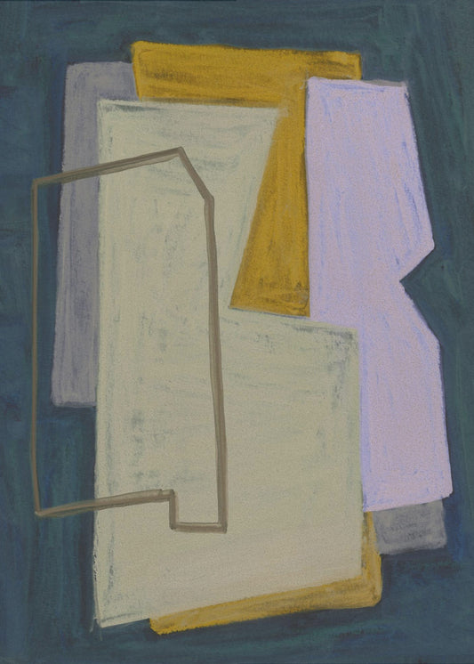 Chalk and Shapes 1 | Canvas