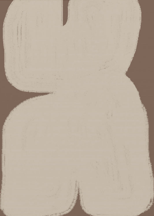 Geschwungene Abstraktion | Poster